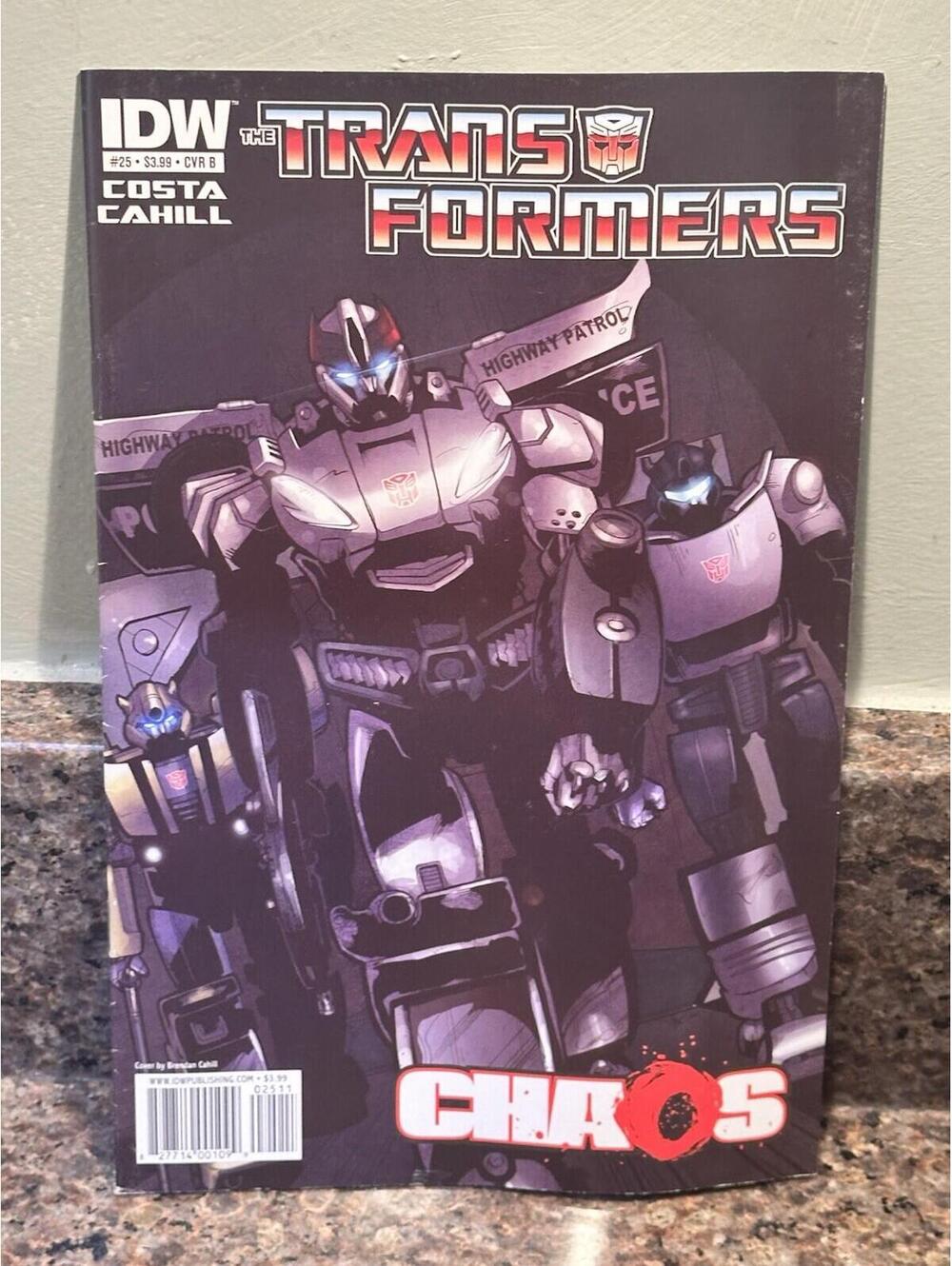 Transformers (IDW, 2nd Series) #25/B VFNM 9.0 2011  Brendan Cahill Variant Cover